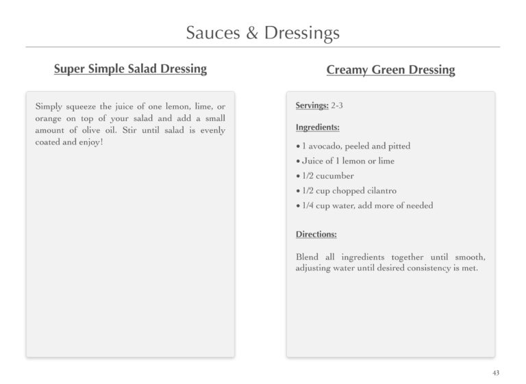 Sauces nd Dressings 2 768x561