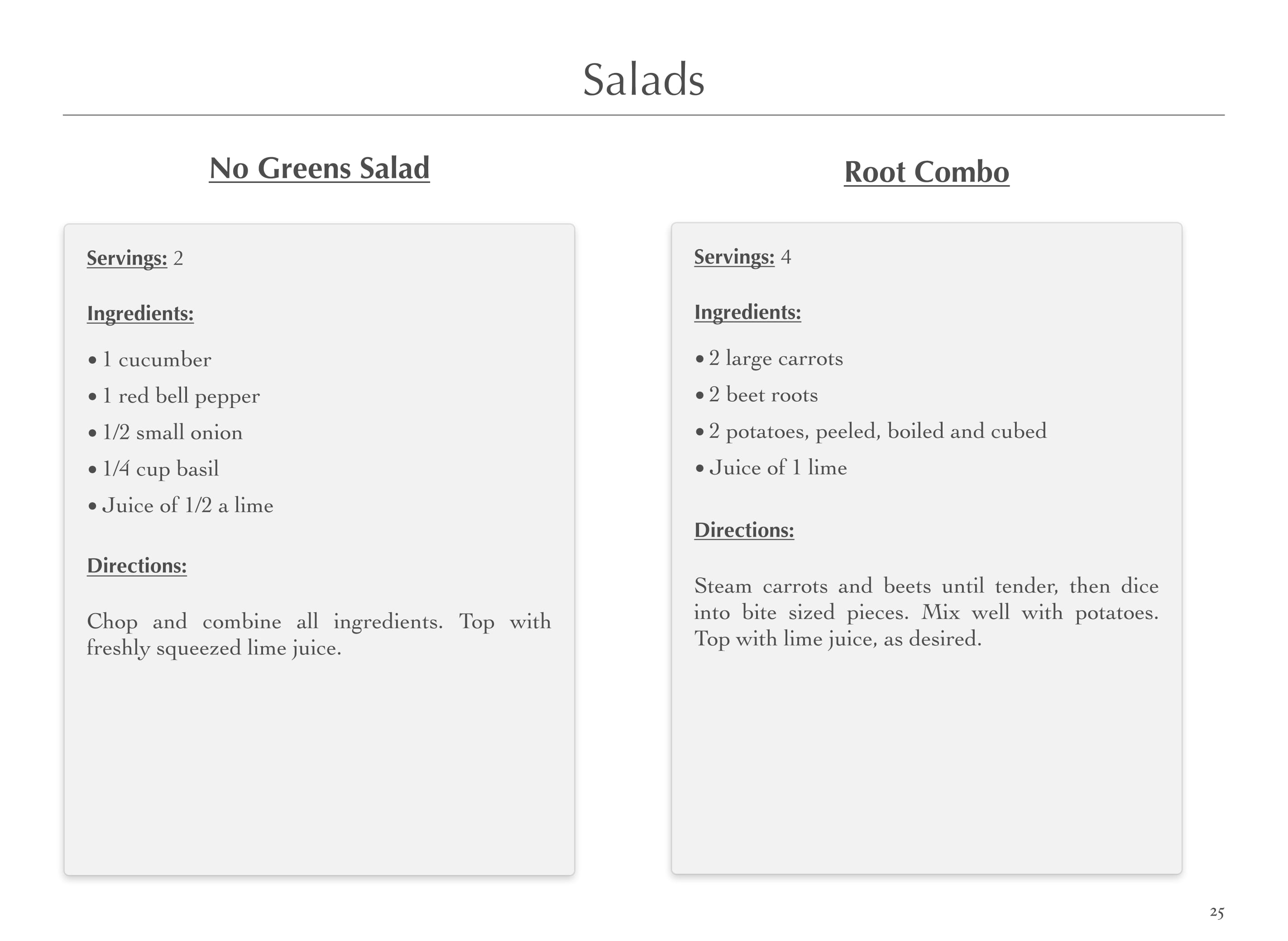 Salads 4